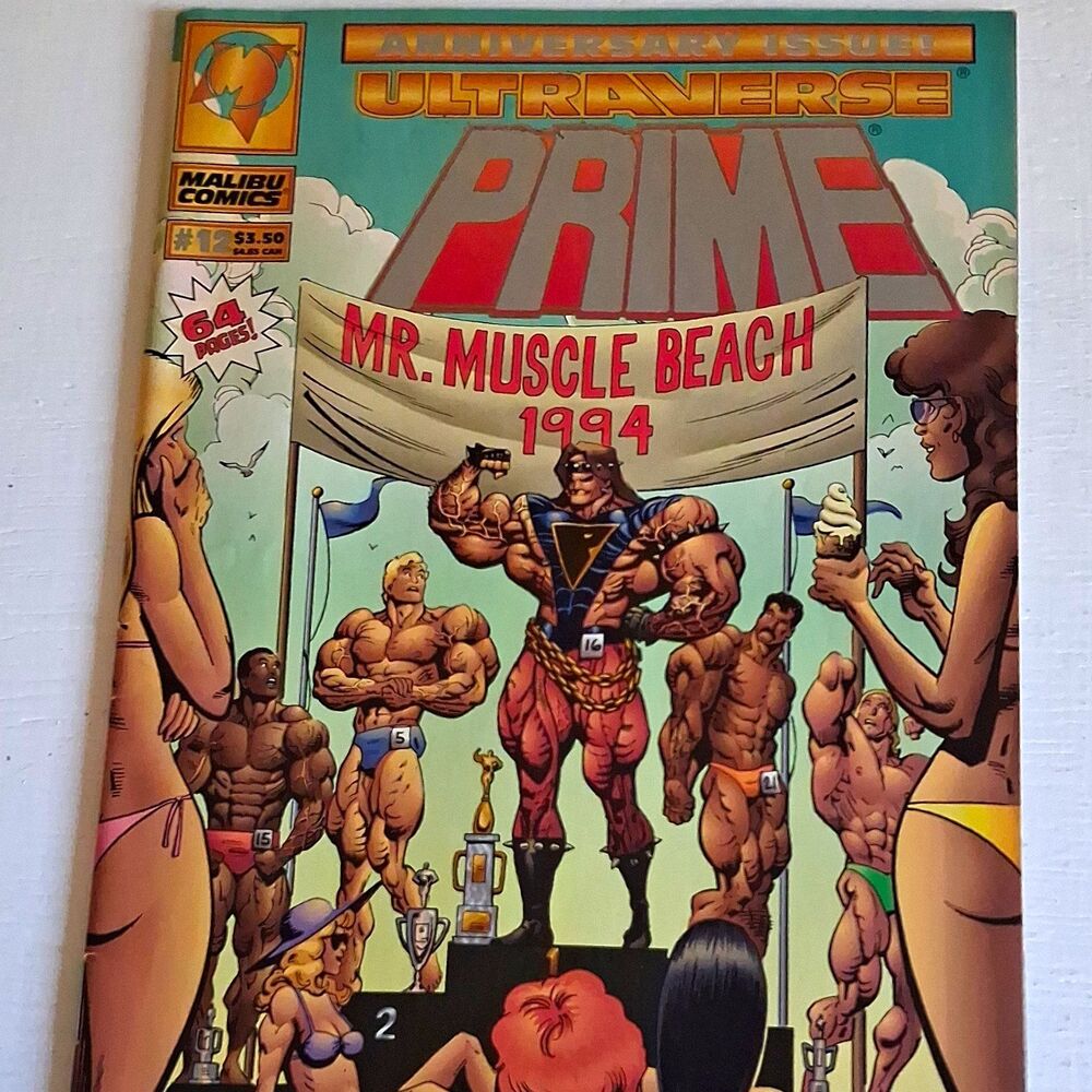 Malibu Comics Prime #12 (1994) Ultraverse Direct Edition Scott Benefiel.